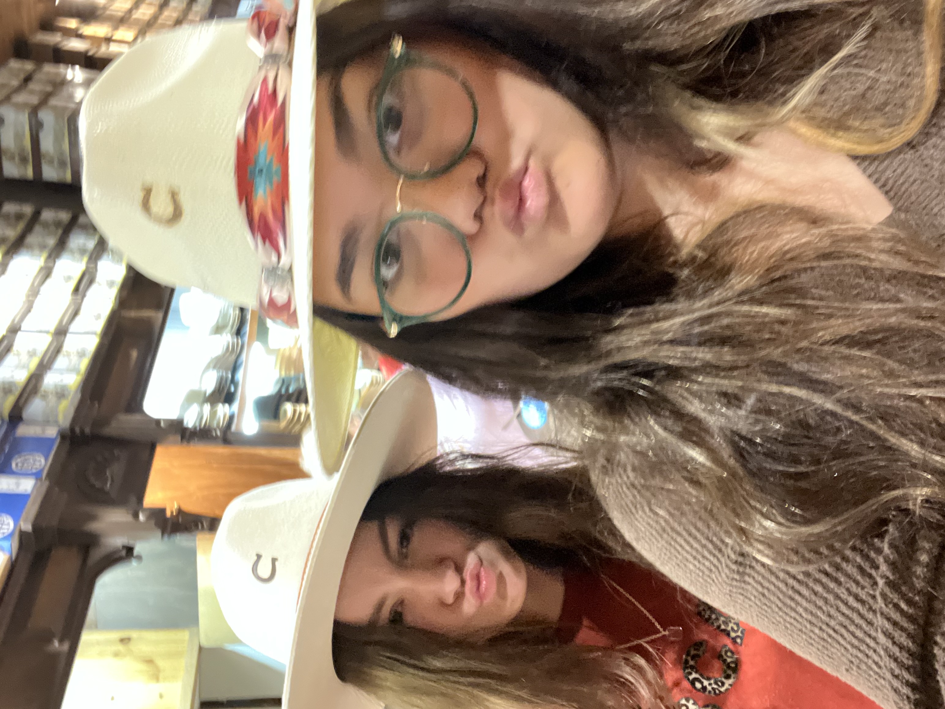 cowboy hats and duck faces